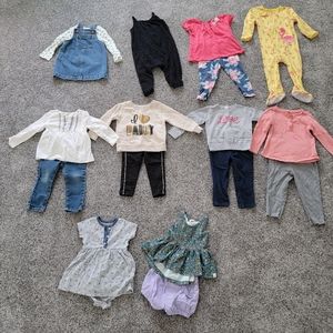 Toddler girl clothing lot